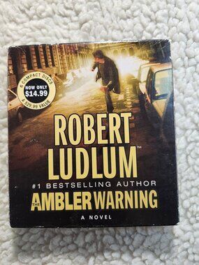 Robert Ludlum The Ambler Warning Audiobook 6 CDs Macmillan Read Scott Sowers